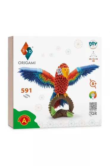 Origami 3D - Papuga/Parrot Alexander