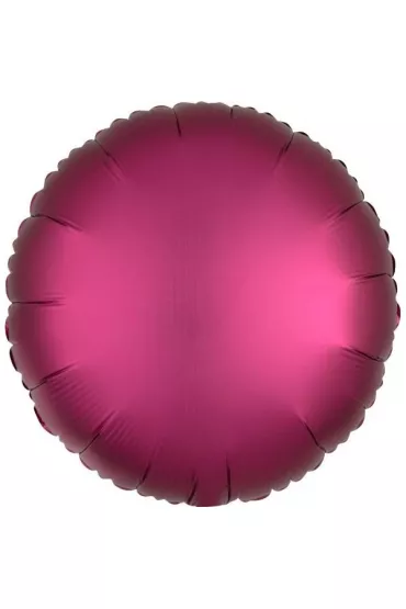 Amscan Balon foliowy Lustre purpurowy okr�g�y 43cm