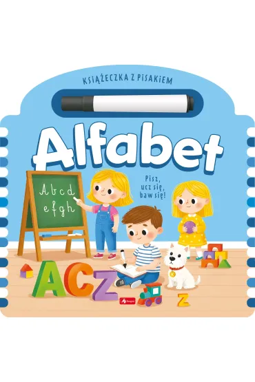 Alfabet z flamastrem. Ksi��ka z pisakiem