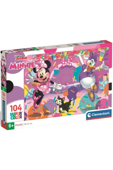 Puzzle 104 el. SuperColor. Minnie Clementoni