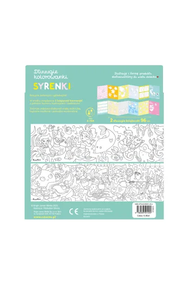 CzuCzu D�uuugie kolorowanki Syrenki 4+