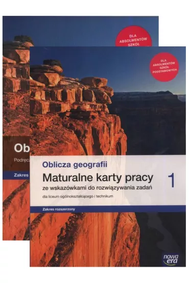 Pakiet Oblicza geografii 1. Podr�cznik i Maturalne karty pracy dla liceum og�lnokszta�c�cego i technikum. Zakres rozszerzony. Szko�y ponadpodstawowe - J�zef Soja, Marek Wi�ckowski, Roman Malarz, Violetta Feliniak, Bogus�awa  Marczewska, Dorota  Burczyk, Sebastian  Ropel, Pawe�  Kroh