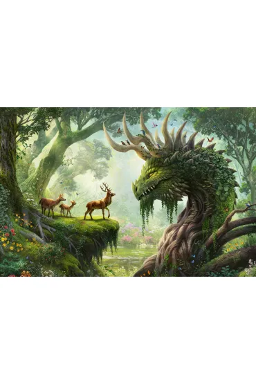 Puzzle 3000 el. Przebudzenie Le�nego Smoka Ravensburger