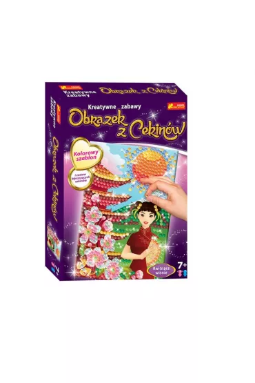 Ranok-Creative Obrazek z Cekin�w. Kwitn�ce Wi�nie
