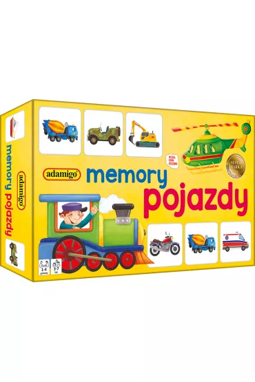 Memory mini. Pojazdy Adamigo