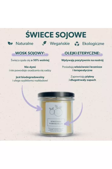 Hagi Cosmetics �wieca sojowa Korzenna Pomara�cza 230 g