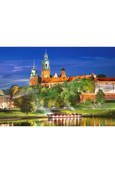 Puzzle 1000 el. Wawel Castle by Night, Poland Castorland
