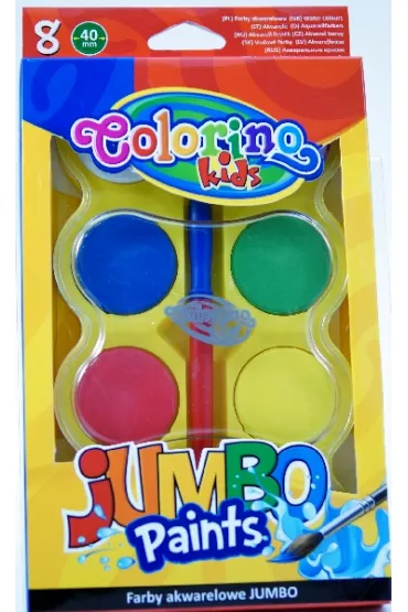 Patio Farby akwarelowe Jumbo Colorino 8 kolor�w