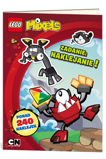 LEGO Mixels. Zadanie: naklejanie. 240 naklejek