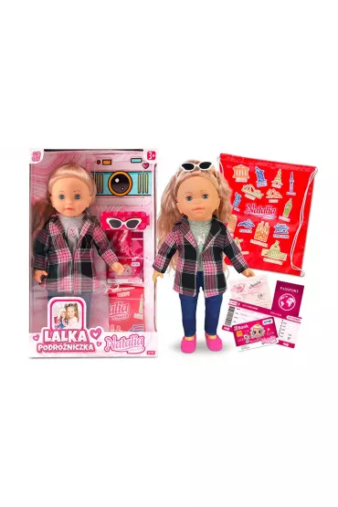 Lalka Natalia podr�niczka 41 cm Artyk