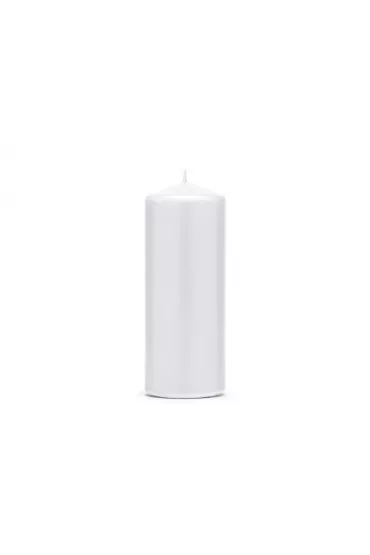 PartyDeco �wieca klubowa matowa bia�y 15x6cm 6 szt