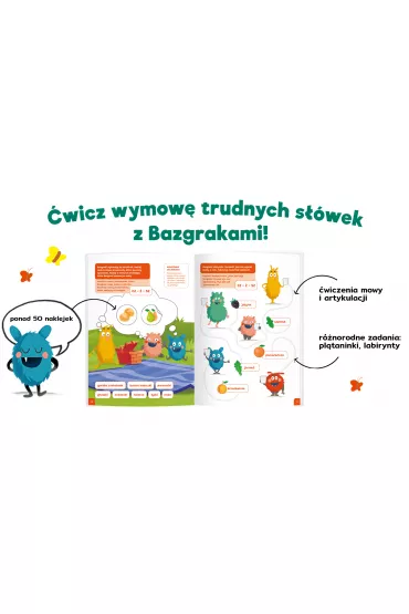 Bazgraki m�wi� trudne s�owa. �wiczenia logopedyczne. Kapitan Nauka - Anna Zaj�c