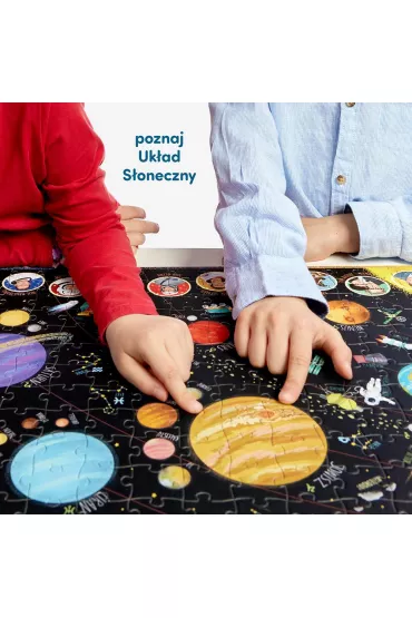 Puzzle odkrywcy 300 el. Ukad Soneczny Bright Junior Media