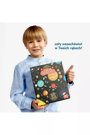 Puzzle odkrywcy 300 el. Ukad Soneczny Bright Junior Media