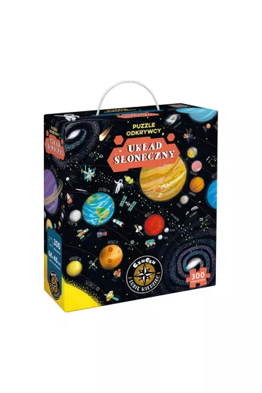 Puzzle odkrywcy 300 el. Ukad Soneczny Bright Junior Media