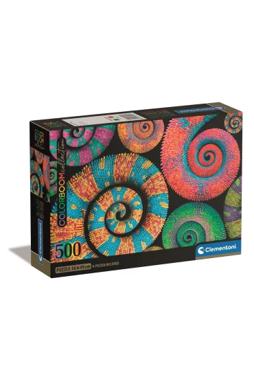 Puzzle 500 el. Compact Curly Tails Clementoni