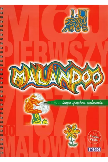 Malandoo. M�j pierwszy zeszyt do malowania. Czerwony