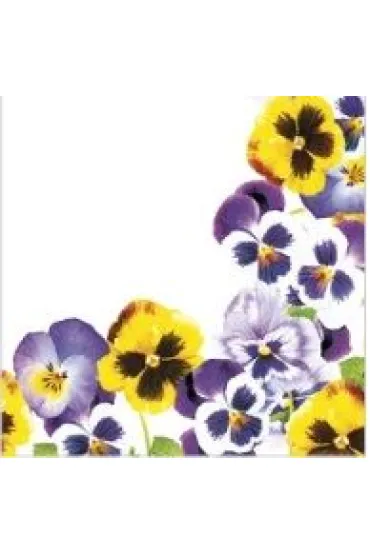 Serwetki Lunch Daisy - Pansies Frame SDWI009601