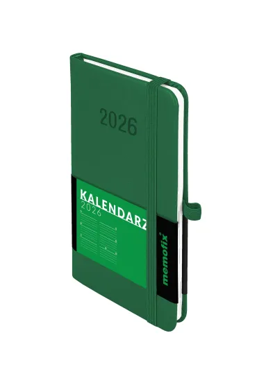 Kalendarz 2026 Memofix A6 TDW zielony Antra