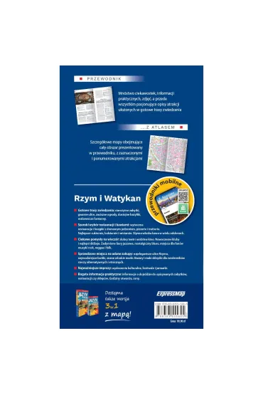 Rzym przewodnik z atlasem 2025 - Kamila Kowalska, Katarzyna Romanowska