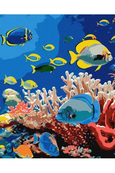 Ideyka Malowanie po numerach - �ycie oceanu 40x50cm