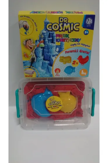 Piasek do formowania czerwony 1kg ASTRA
