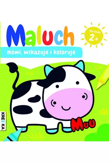 Muu. Maluch m�wi, wskazuje i koloruje