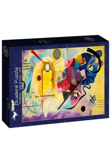 Puzzle 1000 el. Wassily Kandinsky, ��ty, czerwony... Bluebird Puzzle