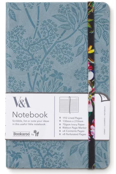 If Bookaroo Notatnik Journal A5 Kilburn Black Floral