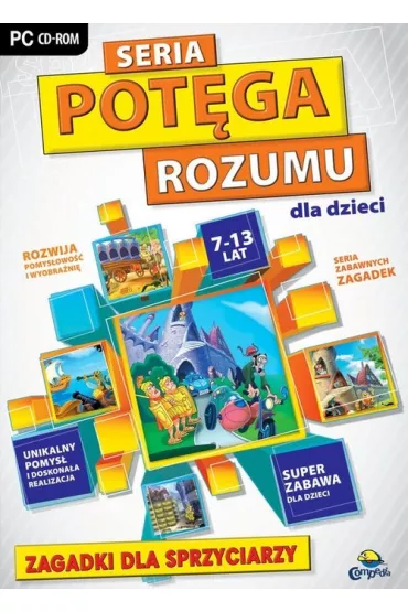 Pot�ga rozumu dla dzieci. Zagadki dla spryciarzy 7-13 lat. CD-ROM