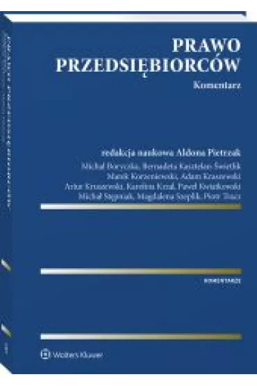Prawo Przedsi�biorc�w Komentarz