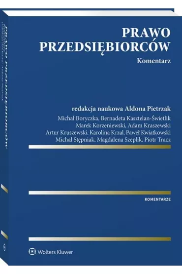 Prawo Przedsi�biorc�w Komentarz