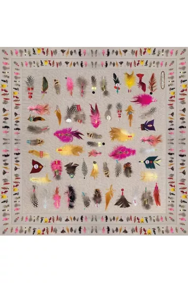 Museums & Galleries Karnet kwadrat z kopert� Tickled Pink