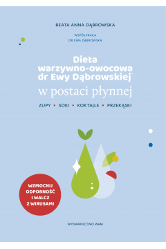 Dieta warzywno-owocowa dr Ewy Dąbrowskiej w postaci płynnej. Koktajle, soki, zupy, przekąski