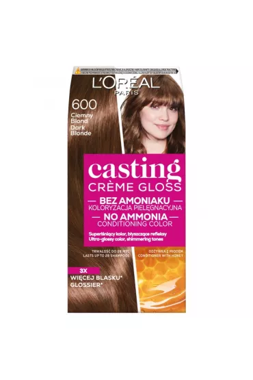 LOreal Paris Casting Creme Gloss farba do w�os�w 600 Ciemny Blond