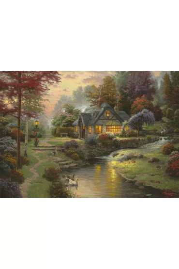 Puzzle 1000 el. Spokojny nastr�j Schmidt - Thomas  Kinkade
