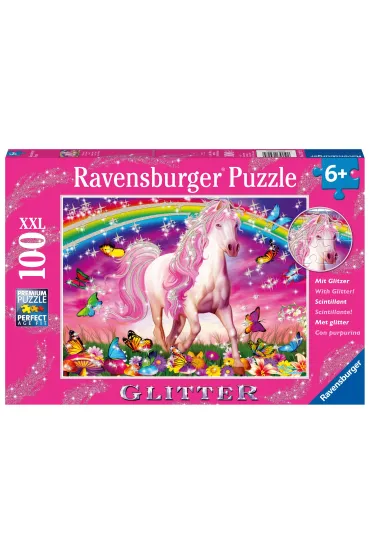 Puzzle XXL 100 el. Jednoro�ec Brokat Ravensburger