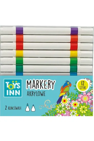 Stnux Markery akrylowe 2 ko�c�wki 12 szt.