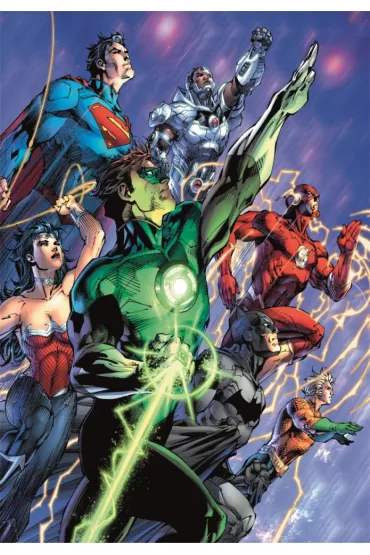 Puzzle 500 el. Compact Dc Comics Justice League Clementoni