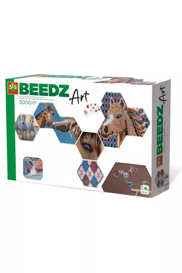 Beedz Art P�ytki sze�ciok�tne Konie Ses Creative