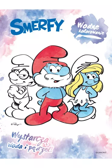 Smerfy. Wodne kolorowanie