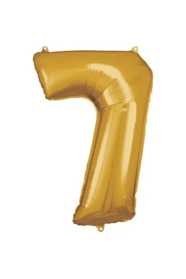 Amscan Balon foliowy cyfra 7 z�ota 57x86cm