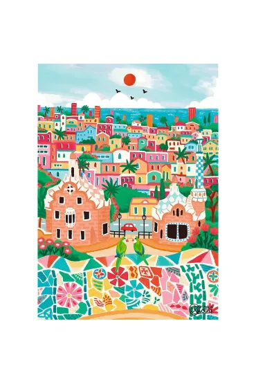 Puzzle 1000 el. Barcelona, Hiszpania Trefl