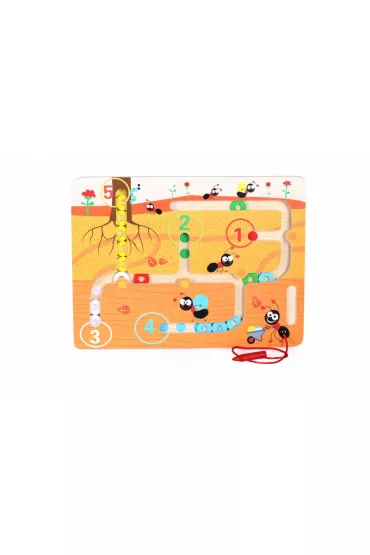 Puzzle Drewniany labirynt z kr��kami Mrowisko Top Bright Brimarex