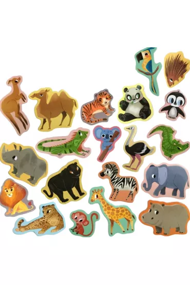 Maksik Zoo - zestaw magnes�w