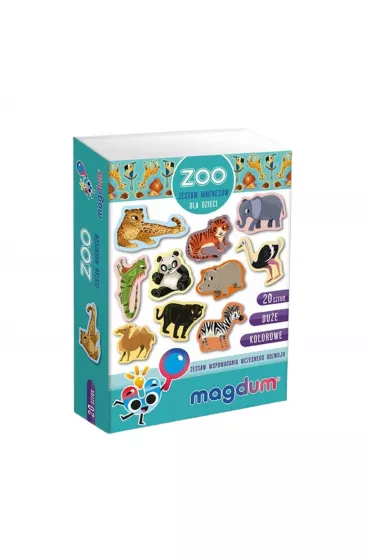 Maksik Zoo - zestaw magnes�w