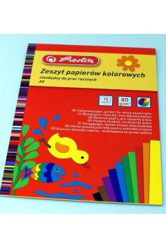Herlitz Papier kolorowy A5 10 kartek