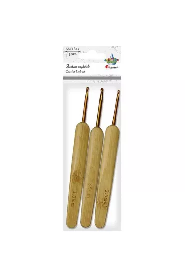 Titanum Szyde�ka metalowe 135/140mm 3 szt z�ote