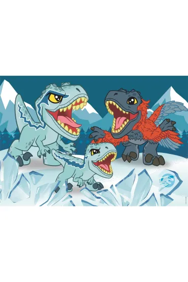 Puzzle 2x20 el. SuperColor. Jurassic World Clementoni