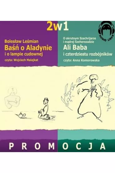 Ali Baba i 40.. + Ba�� o Aladynie Audiobook CD - Anna Komorowska